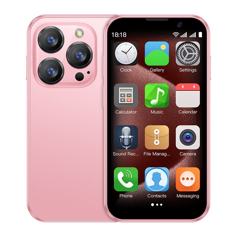 Mini Phone XS18Pro 3.0 Inch HD Quad Core Super Small 3G Mobile Mini Smartphone Student Pocket Cellphone